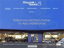 Tablet Screenshot of muschik-kautz.de
